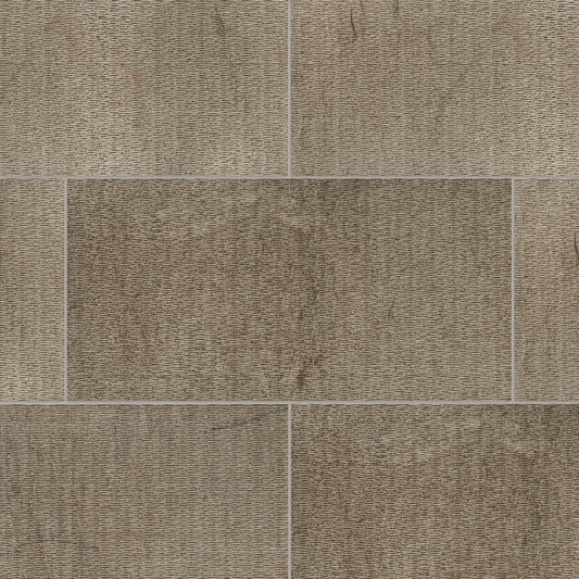 Artistic Tile Textura Grey Foussana Limestone Field Tile 9" x 18"