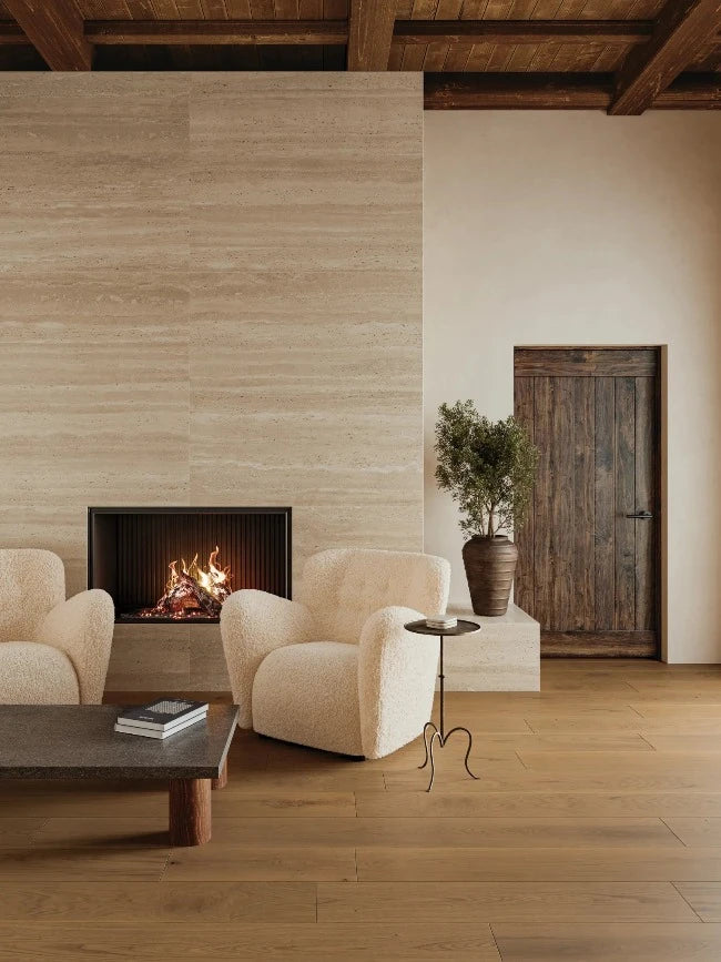 Toscana Antica Porcelain Tile 24" x 48" in Cream