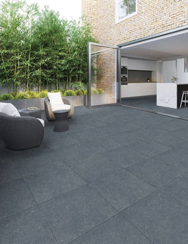 Abyss Grey Bluestone Porcelain Paver