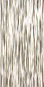 Abstrait Wave Ceramic Tile 16" x 32" in Alabaster