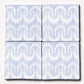 Antiga Blue Ceramic Tile Deco IWF 6" x 6"