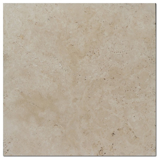 Antique Travertine Field Tile Brushed 18" X 18" X 1/2"