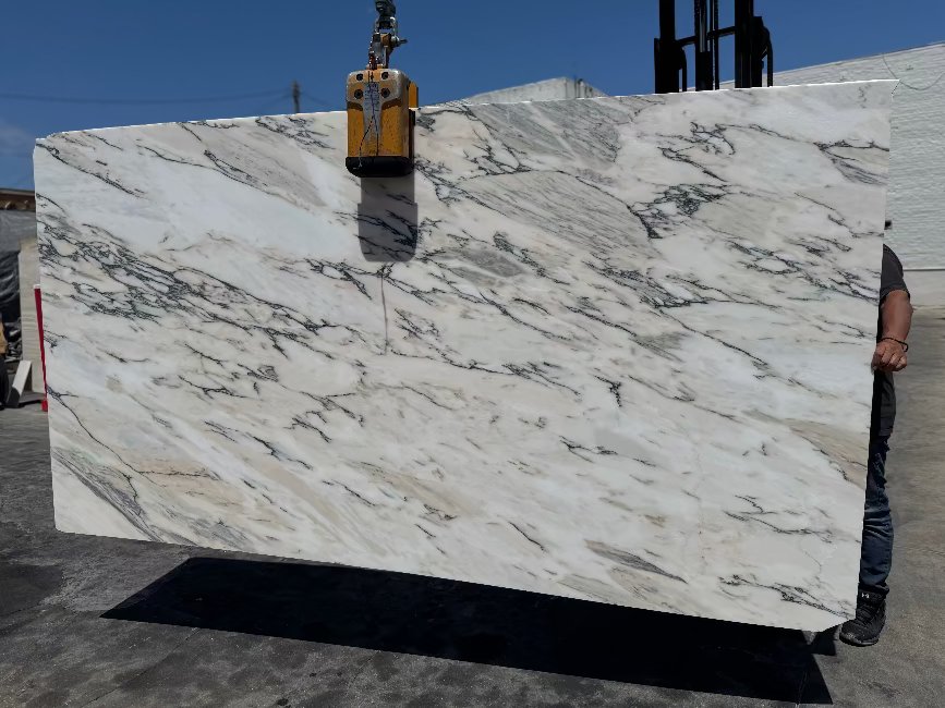 Arabescato Vigaria Marble Honed Slab