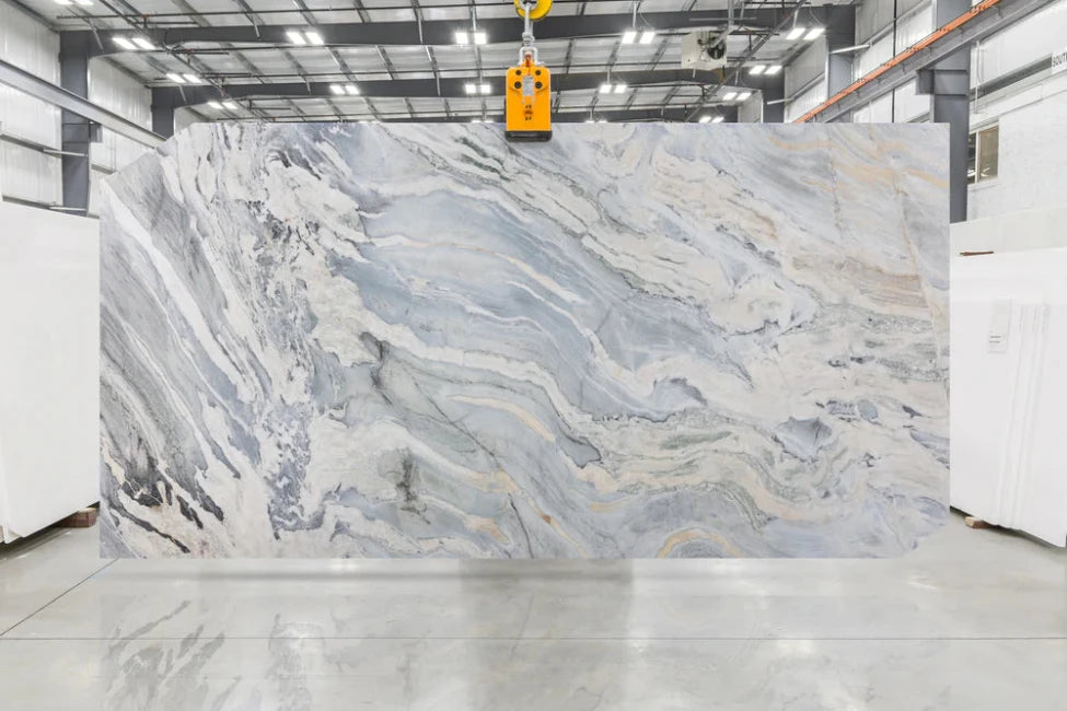 Artistic Tile Arctic Blue Dolomite Slab 3/4" Honed Stone