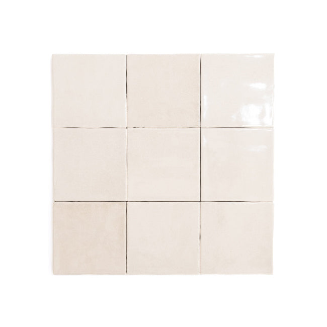Arden Ceramic Tile 4" x 4" in Beige