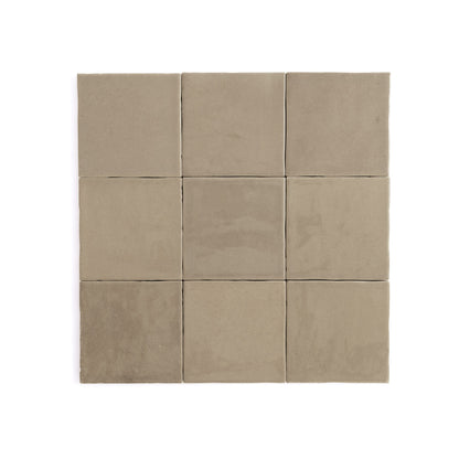 Arden Ceramic Tile 4" x 4" in Brown
