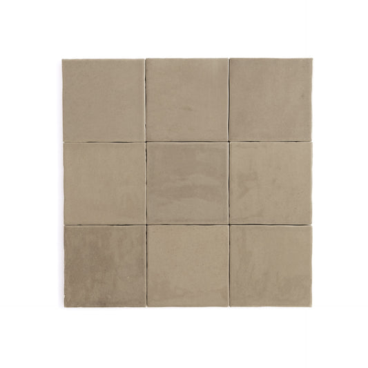 Arden Ceramic Tile 4" x 4" in Brown