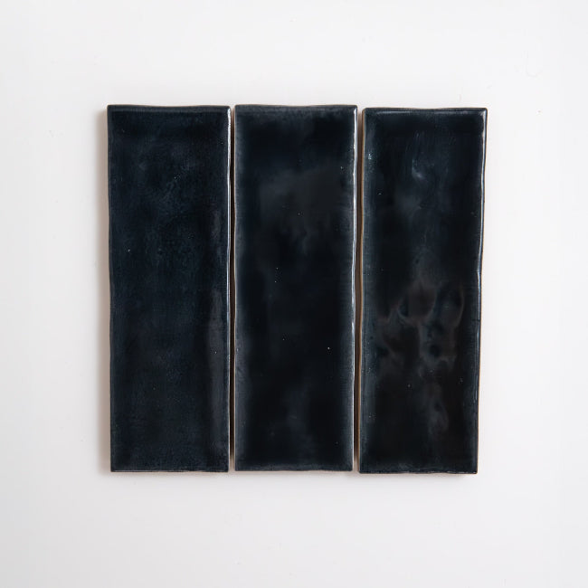Arden Ceramic Tile 2" x 6" in Dark Blue