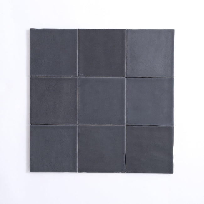 Arden Ceramic Tile 4" x 4" in Dark Blue