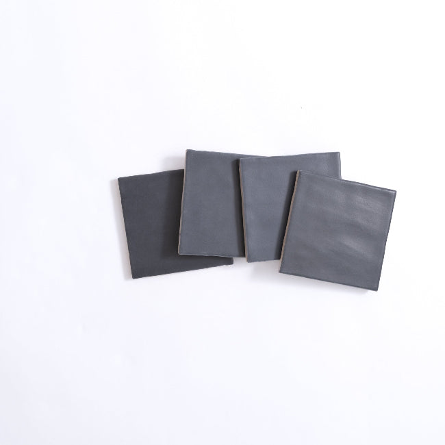 Arden Ceramic Tile 4" x 4" in Dark Blue