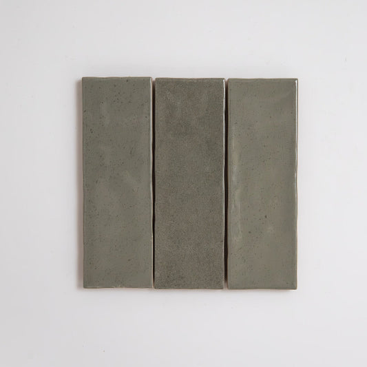 Arden Ceramic Tile 2" x 6" in Green
