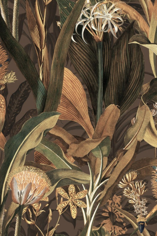 Arte Blooming Pineapple Wallpaper