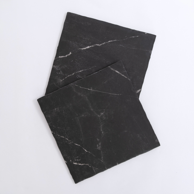 Bellara Marble-Look Porcelain Tile in Black