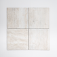Bellara Marble-Look Porcelain Tile in Travertine