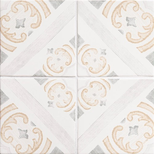 Bethesda Ceramic Tile Deco BCB 6" x 6"
