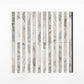 Strata Striped Marble Mosaic in Bianco Nieve & Calacatta Green 12" x 12"