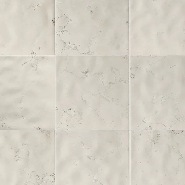 Beige limestone square wall tiles