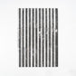 Strata Striped Marble Mosaic in Black & Gris 12" x 12"