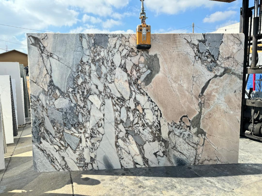 Boticelli Pink Marble in Los Angeles Stone Yard
