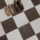 Pietra Collection in Caffe Notte Tumbled Marble Tile 12" x 12"