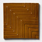 Cairo Glossy Ceramic Tile 6" x 6" in Dune