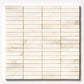 Laurent Calacatta Cream Honed Marble Stacked Mosaic 12" x 12"