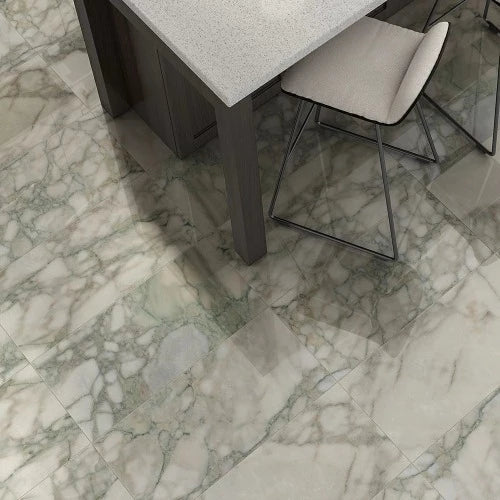 Calacatta Green Polished Marble Tile 12" X 24"