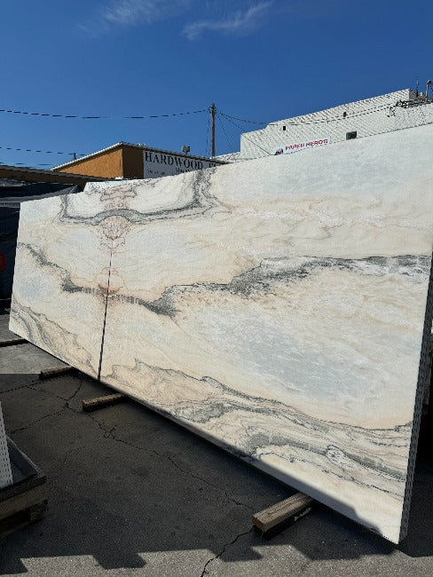 Calacatta Rosa Calacatta Rosa Bookmatched Marble Slab 3/4