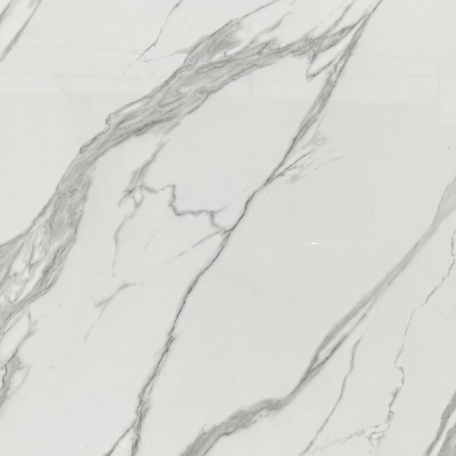 Details of White Calacatta Glass Slab Polished 
