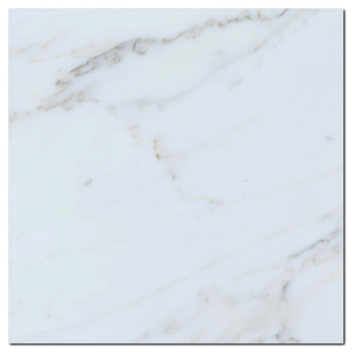 Calacatta Gold Marble Field Tile Honed 18" X 18" X 1/2"