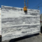 Calacatta Snow White vein cut marble slab polished finish with grey veining, in stock at Los Angeles slab yard