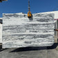 Calacatta Snow White vein cut marble slab polished finish with grey veining, available at Los Angeles slab yard