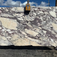 Marble with burgundy veining in los angeles slab yard