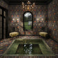 Artistic Tile Casino Royale By Donghia Belgian Bluestone Waterjet Mosaic Honed Stone