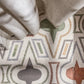 Artistic Tile Casino Royale By Donghia Bianco Antico Waterjet Mosaic Honed Stone