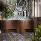 Artistic Tile Casino Royale By Donghia Belgian Bluestone Waterjet Mosaic Honed Stone