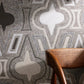 Artistic Tile Casino Royale By Donghia Smoke Waterjet Mosaic Honed Stone