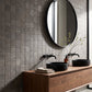 Ashford Limestone Tile in Castanea 4" x 4"
