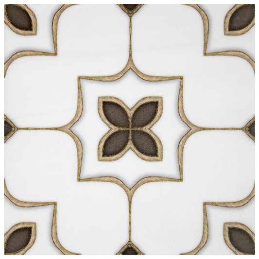 Colette in Oak Marble Tile 12" x 12"