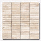 Laurent Cream Honed Marble Stacked Mosaic 12" x 12"