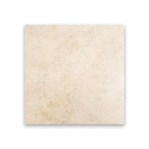 Crema Marfil Polished Marble Tile 12" X 12"