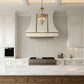 Strata Striped Marble Mosaic in Crema Rivetta & Bianco Nieve 12" x 12"