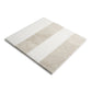 Strata Striped Marble Mosaic in Crema Rivetta & Thassos 3" x 12"