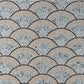 Deco Fan Driftwood Grey Marble Mosaic