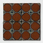 Selina Terracotta Glossy Tile in Earth 6" x 6"