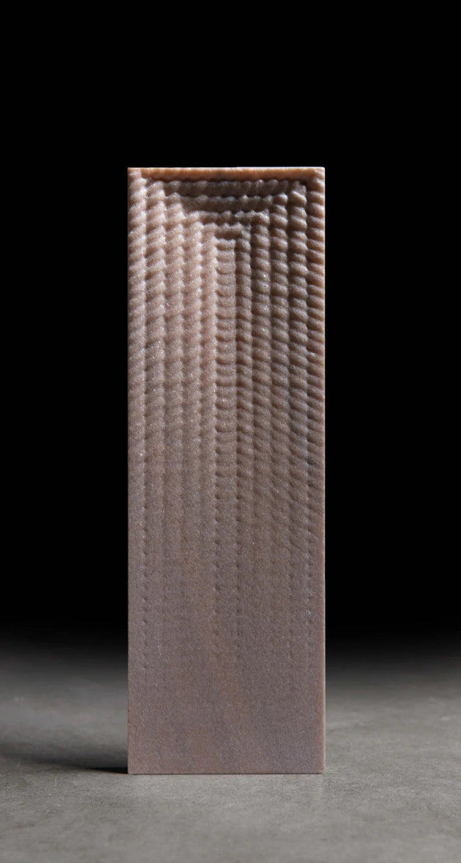 Artistic Tile Fade Coral Pink Marble Dimensional Tile