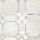 Fez Octagon Zellige Tile in White