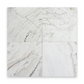 Pietra Collection in Fior di Bianca Tumbled Marble Tile 12" x 12"