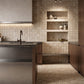Ashford Limestone Tile in Flint Beige 4" x 4"