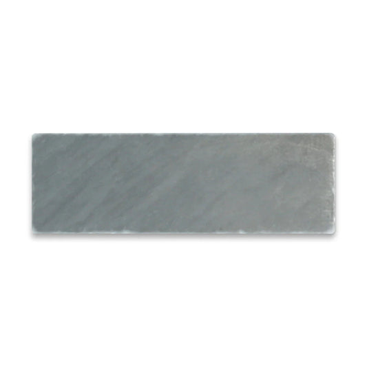 Pietra Collection in Fumo di Marmo Tumbled Marble Tile 4" x 12"